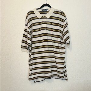 Polo by Ralph Lauren White and Black Polo Shirt Classic Style